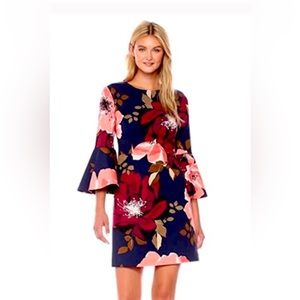 Trina Turk Bell Sleeve Dress